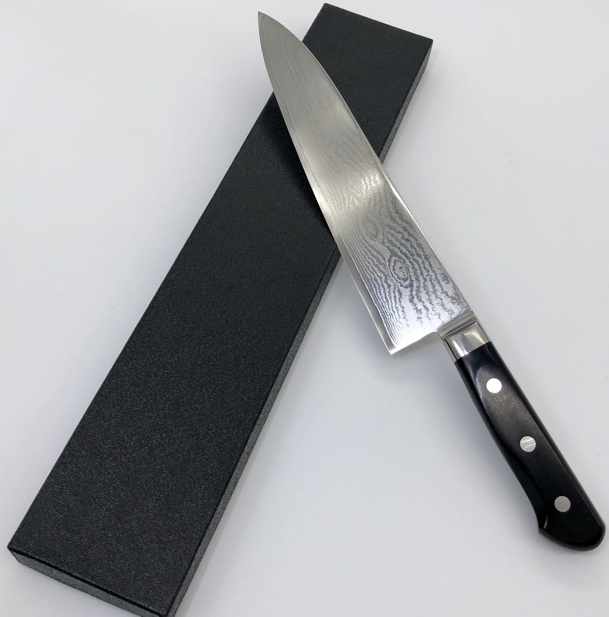 デポー 源明利 ステンレス VG10 ダマスカス 旋風 牛刀 210mm - 通販 ...